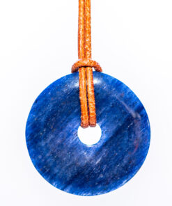 Blauwe Kwarts hanger rond