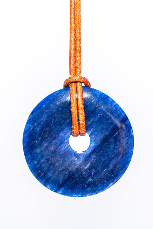 Blauwe Kwarts hanger rond