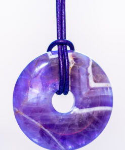 Amethist hanger rond