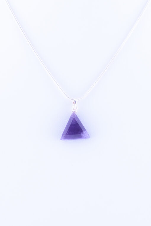 Amethist hanger, driehoek - Image 2