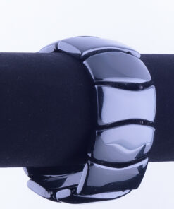 Brede Onyx armband
