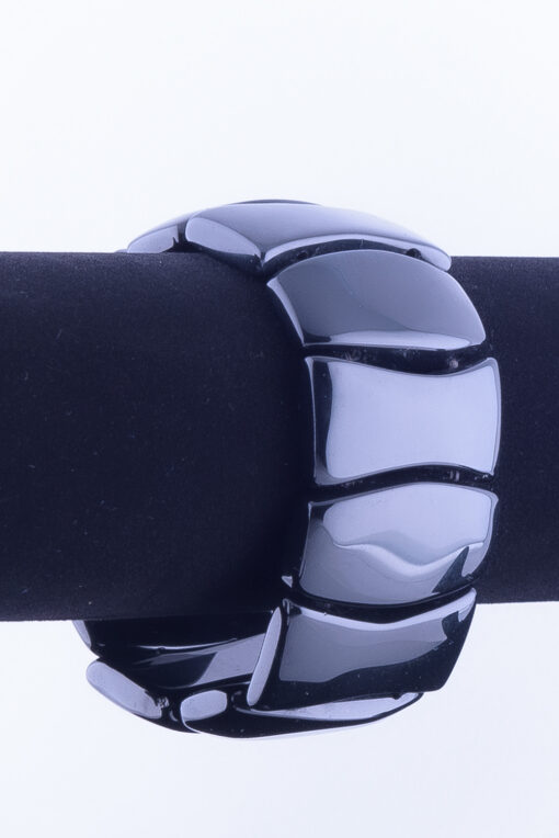 Brede Onyx armband