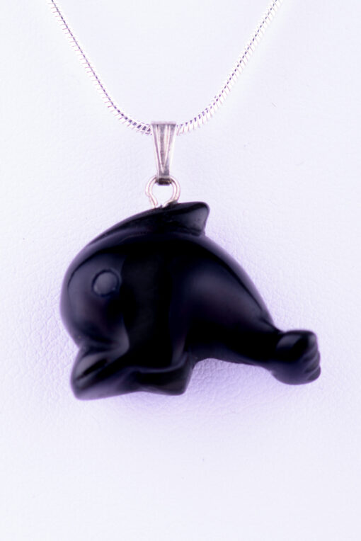 Onyx hanger Dolfijn