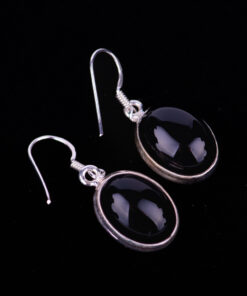 Onyx oorbellen hangers